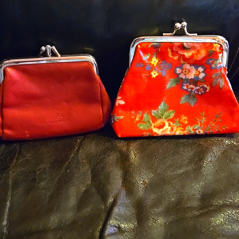 Two vintage small coin purses